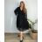 Shirt verlängert 3/4 Langarm Damen (L/XL/2XL ONE SIZE) ITALIAN FASHION IM423025  Rose alte Rose