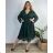 Shirt verlängert 3/4 Langarm Damen (L/XL/2XL ONE SIZE) ITALIAN FASHION IM423025