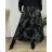 Sommerkleid Carmen aus Musselin für Damen (Einheitsgröße S/M) ITALIAN FASHION IMWE231506 50/52 schwarz