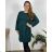 Hoodie Velvet Hooded Long Sleeve Damen Plus Size Dress (L/XL/2XL ONE SIZE) ITALIAN FASHION IM4221269