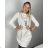 Šaty elegantní dlouhý rukáv dámské (S/M ONE SIZE) ITALSKÁ MÓDA IMM22SARA S / M schwarz
