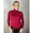 Langärmliger gestrickter Rollkragenpullover für Damen (Einheitsgröße S/M) ITALIAN FASHION EXTRA ME IMM22FD9076/DR S/M Beige