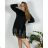 Lässiges 3/4-Langarmkleid für Damen (40/42/44 EINHEITSGRÖSSE) ITALIAN FASHION IMPLI2420575