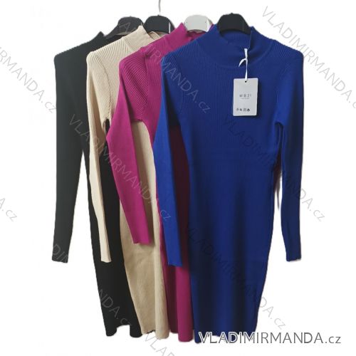 Langes, dehnbares, ärmelloses Sommerkleid für Damen (S / M / L ONE SIZE) ITALIAN FASHION MB24CU2507