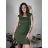 Elegantes ärmelloses Etuikleid für Damen (S-XL) ITALIAN FASHION IMM22Q51239-15/DUR -   grünes Khaki -   S