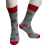 Happy Herren-Traktor-Socken (38-41, 42-46) POLISH FASHION DPP21226RED/DR 38-41 grau