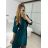 Elegantes Damenkleid mit langen Ärmeln (Einheitsgröße S/M) ITALIAN FASHION IMM23M6062