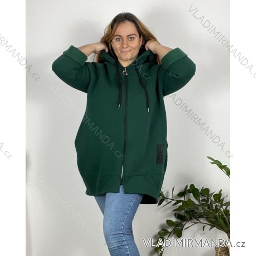 Ärmellose Jacke mit langen Ärmeln (uni sl) ITALIENISCHE Mode IMC17326