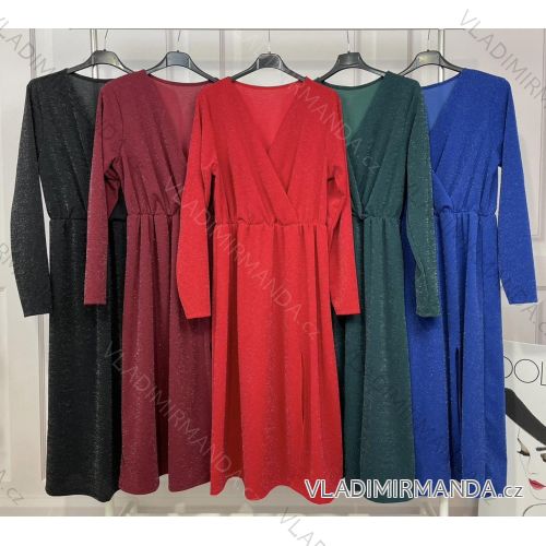 Lammmantel Langarm Damen Übergröße (3XL/4XL ONE SIZE) ITALIAN FASHION IMD22748
