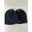 Warmer Damen Winter Fleece Hut (ONE SIZE) WROBI POLAND PV919036 EINHEITSGRÖSSE dunkelblau