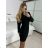 Langarmkleid für Damen (S/M EINHEITSGRÖSSE) ITALIAN FASHION IMPBB232L24157