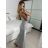Langarm-Partykleid für Damen (S/M EINHEITSGRÖSSE) ITALIAN FASHION IMPSH235429 -   türkis -   S/M/L