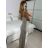 Langarm-Partykleid für Damen (S/M EINHEITSGRÖSSE) ITALIAN FASHION IMPSH235429 -   türkis -   S/M/L