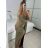 Langarm-Partykleid für Damen (S/M EINHEITSGRÖSSE) ITALIAN FASHION IMPSH235429 -   türkis -   S/M/L
