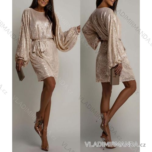 Šaty košilové oversize krátký rukáv dámské (M/L//XL ONE SIZE) ITALSKÁ MÓDA IM422525