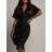 Šaty košilové oversize krátký rukáv dámské (M/L//XL ONE SIZE) ITALSKÁ MÓDA IM422525