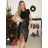 Langes, elegantes, trägerloses Damenkleid (Einheitsgröße S/M) ITALIAN FASHION IMPMD23333 -   schwarz -   S / M