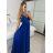 Elegantes Abendkleid für Damen mit Trägern (S/M EINHEITSGRÖSSE) ITALIAN FASHION IMPSH2280566