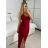 Elegantes Damen-Partykleid mit langen Ärmeln (S/M ONE SIZE) ITALIAN FASHION IM322282 -   rot -   S / M