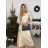 Kleid mit 3/4 Ärmeltasche für Damen (uni sl) ITALIAN Fashion IM3181746 -   beige -   S/M/L
