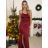 Trägerloses langes Partykleid für Damen (Einheitsgröße S/M) ITALIAN FASHION IMPSH2360055 zelená limetková S / M