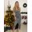Langarm-Partykleid für Damen (S/M EINHEITSGRÖSSE) ITALIAN FASHION IMPSH235429 -   Silber
 -   S / M