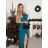 Šaty elegantní společenské na ramínka dámské (S/M ONE SIZE) ITALSKÁ MÓDA IM321608 -   růžová fuchsiová -   S/M/L