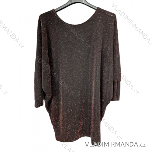 Ärmellose Jacke mit langen Ärmeln (uni sl) ITALIENISCHE Mode IMC17326 52/54 Wein