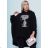 Tunika mit langen Ärmeln zum Binden für Damen (S/M, Einheitsgröße) ITALIAN FASHION IMPLI2234663
