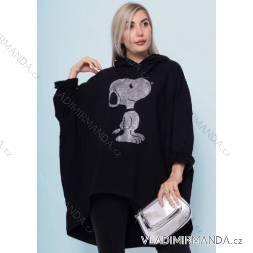 Tunika mit langen Ärmeln zum Binden für Damen (S/M, Einheitsgröße) ITALIAN FASHION IMPLI2234663