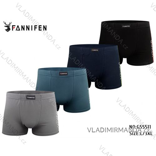 Herren-Boxershorts aus Baumwolle in Übergröße (L-3XL) FANNIFEN GRE24G55511