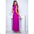 Damen Plus Size (42-46) langes elegantes ärmelloses Partykleid POLISH FASHION PMLBC23265-10 fialová purpurová 38