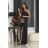 Trägerloses langes Partykleid aus Satin für Damen (34-42) POLISH FASHION PMLEL24NATHALIE schwarz 46