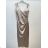 Trägerloses langes Partykleid aus Satin für Damen (44/46 EINHEITSGRÖSSE) ITALIAN FASHION IMPSH246357XL