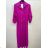 Langärmliges Hemdkleid für Damen mit Gürtel (S/M EINHEITSGRÖSSE) ITALIAN FASHION IMPSH24210151