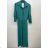 Langärmliges Hemdkleid für Damen mit Gürtel (S/M EINHEITSGRÖSSE) ITALIAN FASHION IMPSH24210151