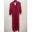 Langärmliges Hemdkleid für Damen mit Gürtel (S/M EINHEITSGRÖSSE) ITALIAN FASHION IMPSH24210151