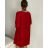 Elegantes Damenkleid mit langen Ärmeln (Einheitsgröße S/M) ITALIAN FASHION IMM23M6062