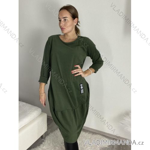 Elegantes Damen-Partykleid mit langen Ärmeln (S/M ONE SIZE) ITALIAN FASHION IM322282