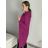 Langarm-Hemdkleid für Damen (Einheitsgröße S/M/L) ITALIAN FASHION IMC22658