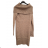 Damen-Strickkleid mit langen Ärmeln und Rollkragen (Einheitsgröße S/M) FRENCH FASHION FMB24D-525