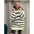 Kleid Oversize Kurzarm Damen (4XL/5XL ONE SIZE) ITALSKÁ MÓDA IM422FLUFF M / L weiß