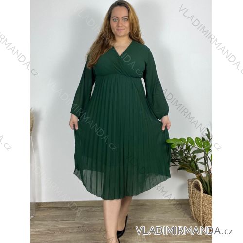 Lammmantel Langarm Damen Übergröße (3XL/4XL ONE SIZE) ITALIAN FASHION IMD22748