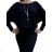 Strickjacke gestrickte Langarmfrauen (UNI S / M) ITALIAN FASHION IMD20425
