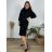 Damen Langarm Tunika (M / L ONE SIZE) ITALIAN FASHION IM521150  Wein
