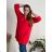 Šaty oversize krátký rukáv dámské nadrozměr (4XL/5XL ONE SIZE) ITALSKÁ MÓDA IM422026