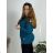 Strickkleid a-Pullover Extended Long Sleeve Damen Plus Size (XL / 2XL ONE SIZE) ITALIAN FASHION IM4212261 Smaragd xl/2xl one size