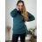 Strickkleid a-Pullover Extended Long Sleeve Damen Plus Size (XL / 2XL ONE SIZE) ITALIAN FASHION IM4212261 Smaragd xl/2xl one size