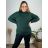 Svetr oversize tenký dlouhý rukáv dámský (M/L ONE SIZE) ITALSKÁ MÓDA IMD21920