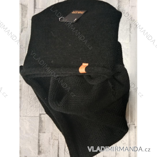 Wintermütze mit Pompon Damen (ONE SIZE) POLAND PRODUCT PV820056 EINHEITSGRÖSSE schwarz